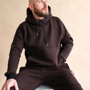 Теплий спортивний костюм з худі. “Classic Basic” Braun .